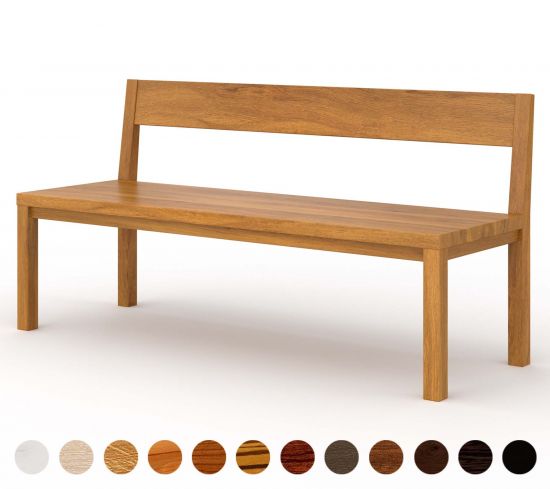 Bank Milano mit Lehne 