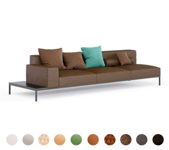 Couch nach Maß Ledercouch Toscana SF04 