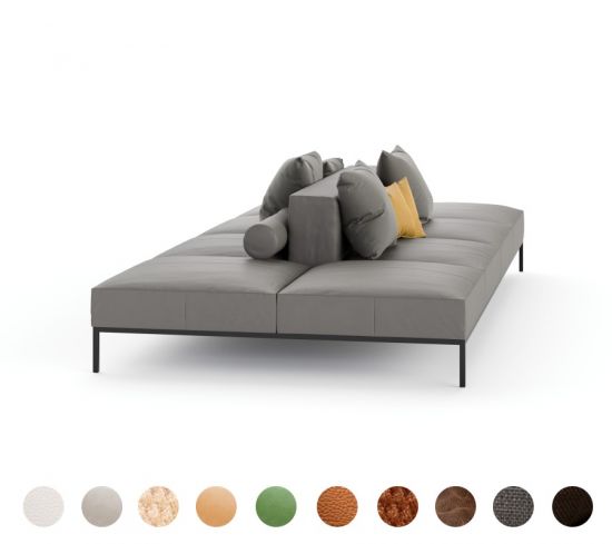 Couch nach Maß Ledercouch Toscana SF014 