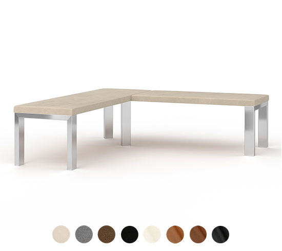 Eck Polsterbank Metall Rio 