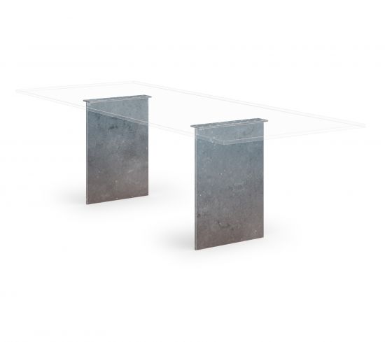 Metallgestell Genf Esstisch Wangen 