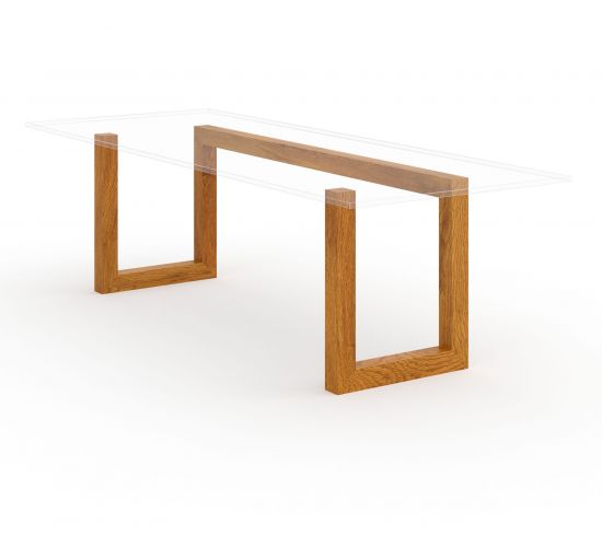 Massivholz Tischgestell Omega 