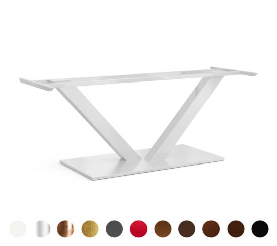 Trier - Modernes, geradliniges Tischgestell, viele Oberflächen wählbar, Fertigung nach Maß