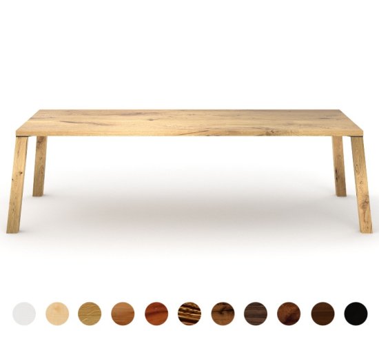 Holztisch modern Massivholz nach Maß Emden 