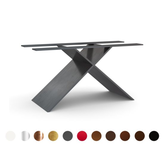Tischgestell Metall modern Lillehammer 