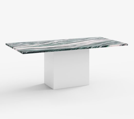 Tisch Catania mit Steinplatte und Stahlgestell individuell konfigurierbar