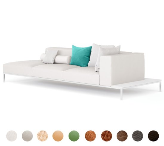 Toscana Couch nach Maß Ledercouch SF02 