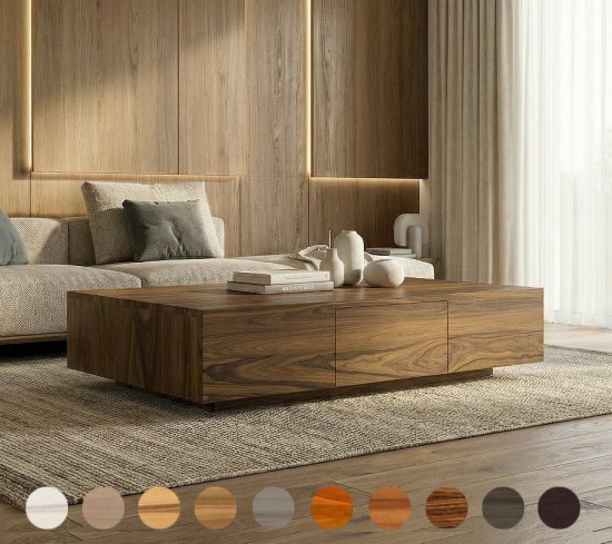Couchtisch Massivholz Bameko 